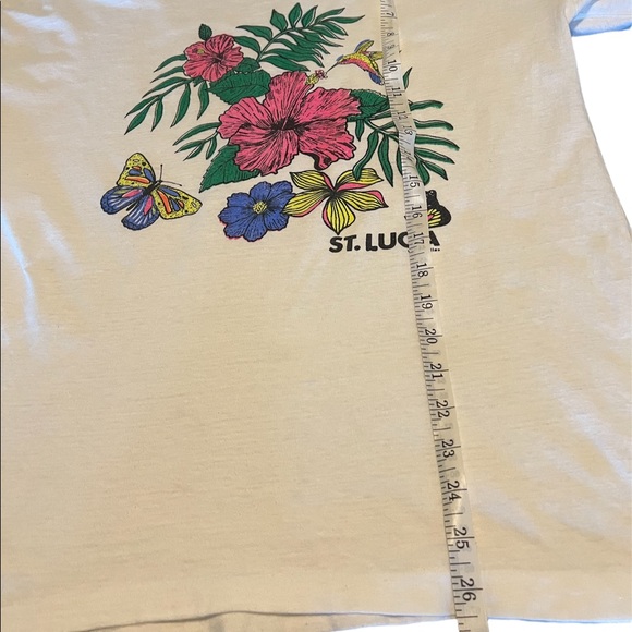 Vintage oversized graphic t shirt single stitch floral Hawaii - Picture 12 of 12